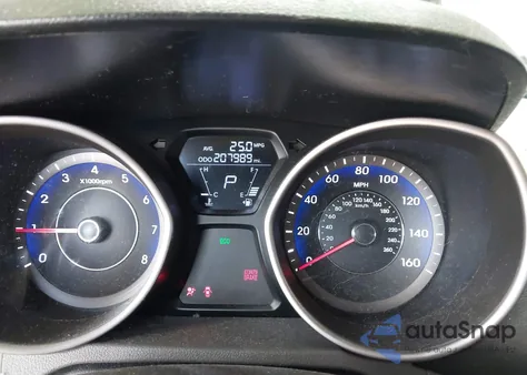 2013 Hyundai Elantra Gs из США, поврежденный, VIN KMHDH6AE3DU022642